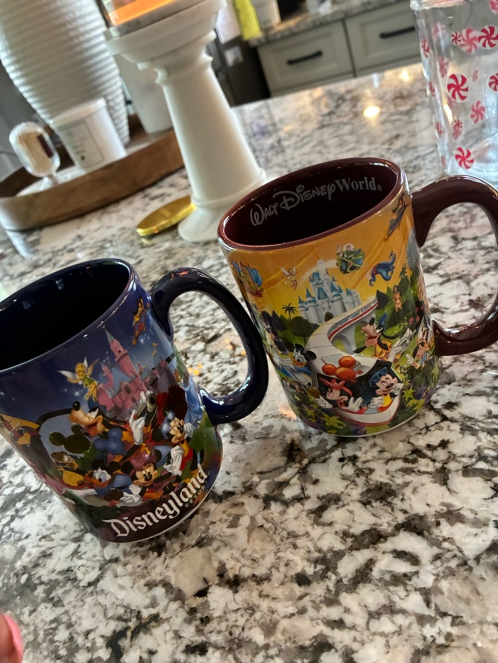 2 DISNEY COLLECTORS Coffee Mugs! Perfect New condition. Extremely hard to find.